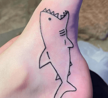 Simple:17vos8entju= Shark Tattoo